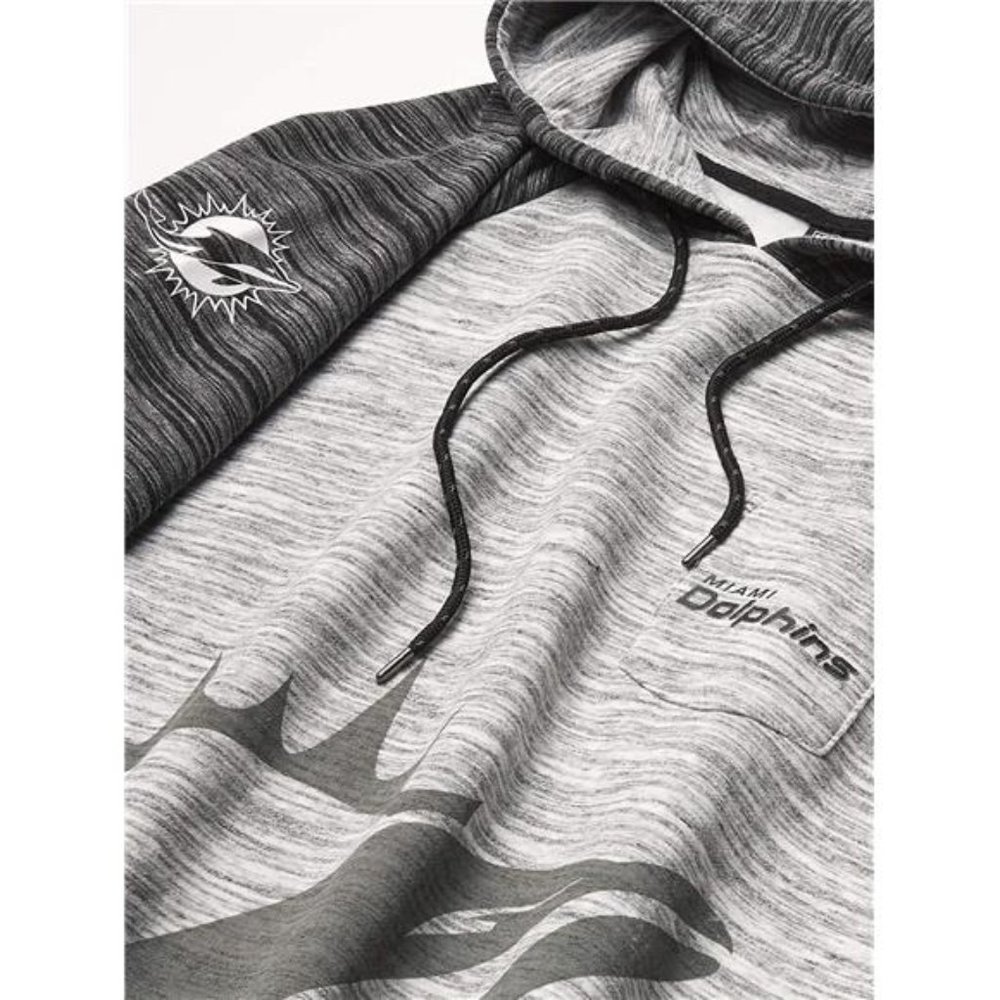 Miami Dolphins Ultra Game NFL Men's Vintage Soft Fleece r Hoodie Sweatshirt